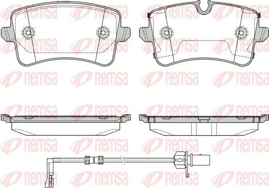 Тормозные колодки Remsa. Артикул 1343.20