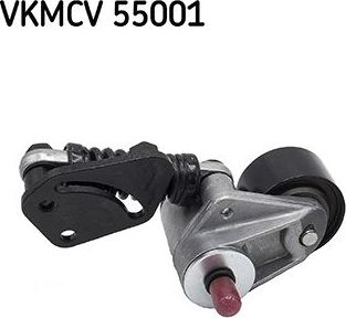 Натяжной ролик (натяжитель) приводного поликлинового ремня SKF для MAN F2000 1994-2005. Артикул VKMCV 55001