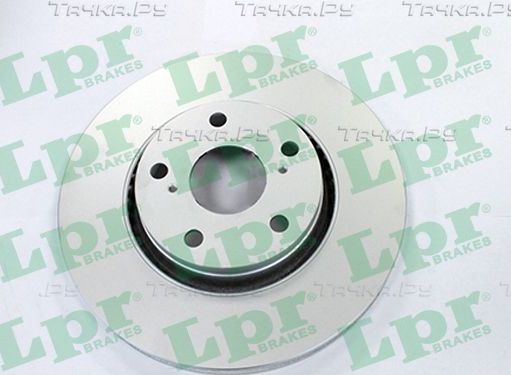 Тормозной диск LPR TOTAL COATED передний для Toyota Avensis III 2008-2018. Артикул T2087VR