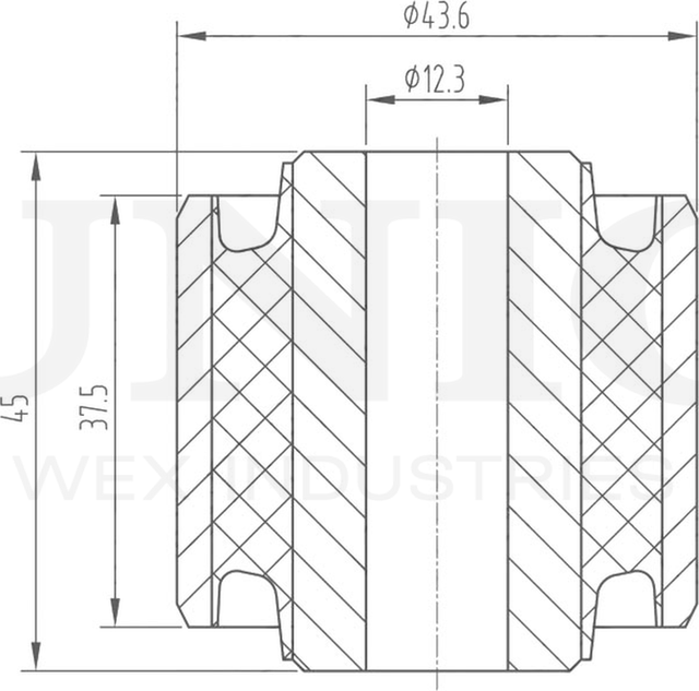 Сайлентблок рычага подвески (Unio). Артикул RMP-20228