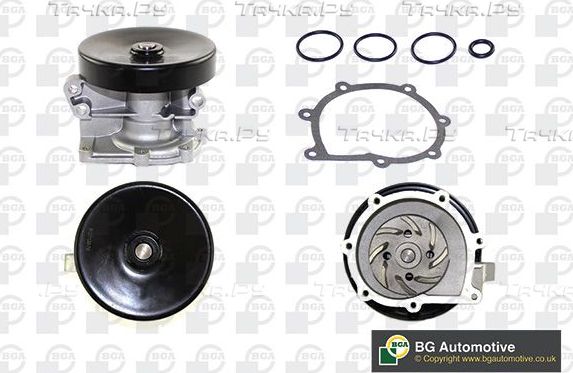 Помпа (водяной насос) BGA для Peugeot 206 1998-2001. Артикул CP3118
