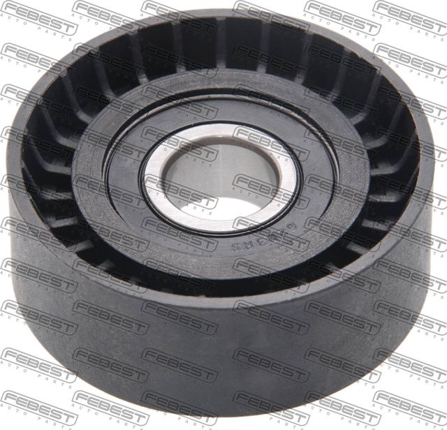 Натяжной ролик (натяжитель) приводного поликлинового ремня Febest. Артикул 0487-CW5W