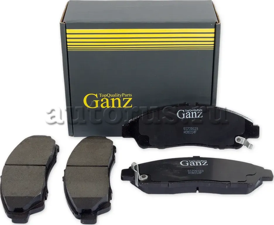 Колодки торм.пер. (Ganz). Артикул GIJ09123