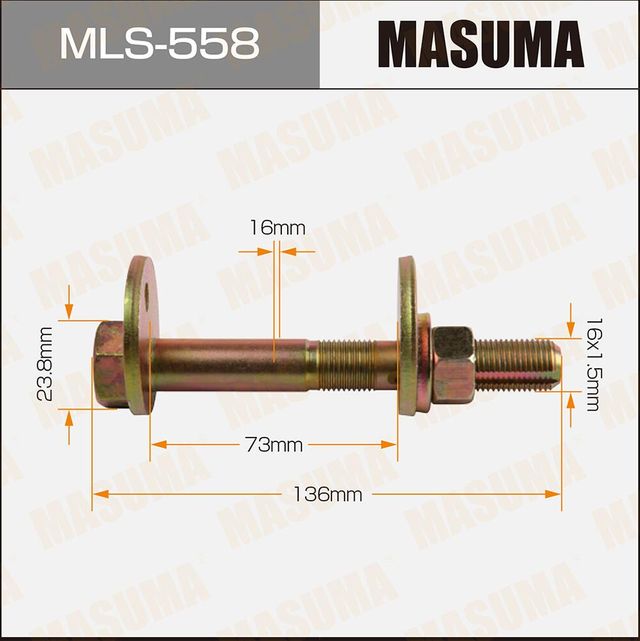 Болт развальный Masuma. Артикул MLS-558