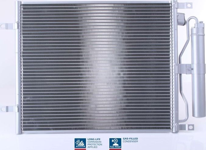 Радиатор кондиционера (конденсатор) Nissens (алюминий). Артикул 940069