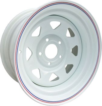 Колёсный диск OFF-ROAD Wheels стальной белый 5x139,7 7xR16 d98.5 ET+25 для Chevrolet Niva 2002-2026. Артикул 1670-53998WH+25