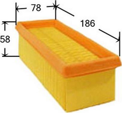 Воздушный фильтр JS Asakashi. Артикул A0169