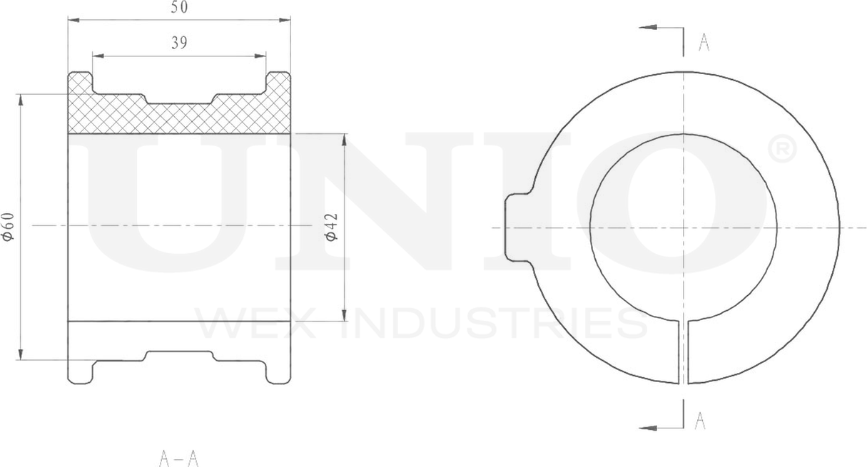 Втулка стабилизатора (Unio). Артикул RMP-10221