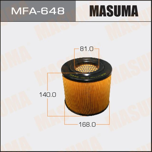 Воздушный фильтр Masuma. Артикул MFA-648