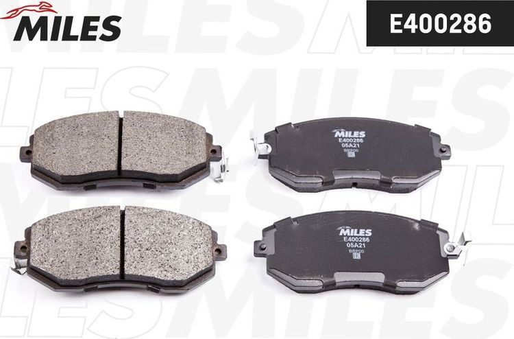 Тормозные колодки Miles (Low-Metallic). Артикул E400286