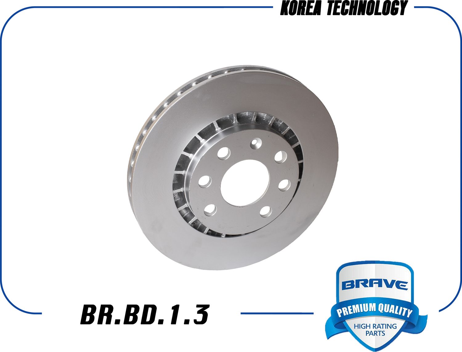Диск тормозной (Brave). Артикул BRBD13