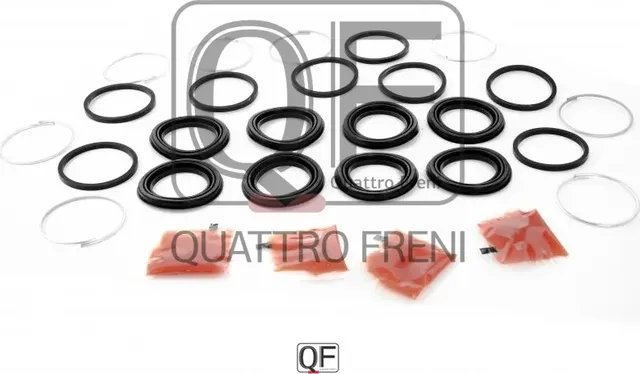 РЕМКОМПЛЕКТ СУППОРТА ТОРМОЗНОГО FR (Quattro Freni). Артикул QF40F00059