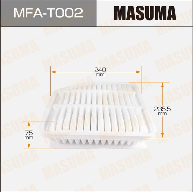 Воздушный фильтр Masuma. Артикул MFA-T002