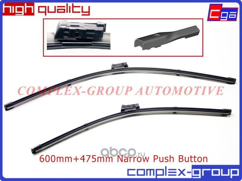 10BLD34RA_Комплект щеток стеклоочистителя (600+475) (CGA). Артикул 10BLD34RA
