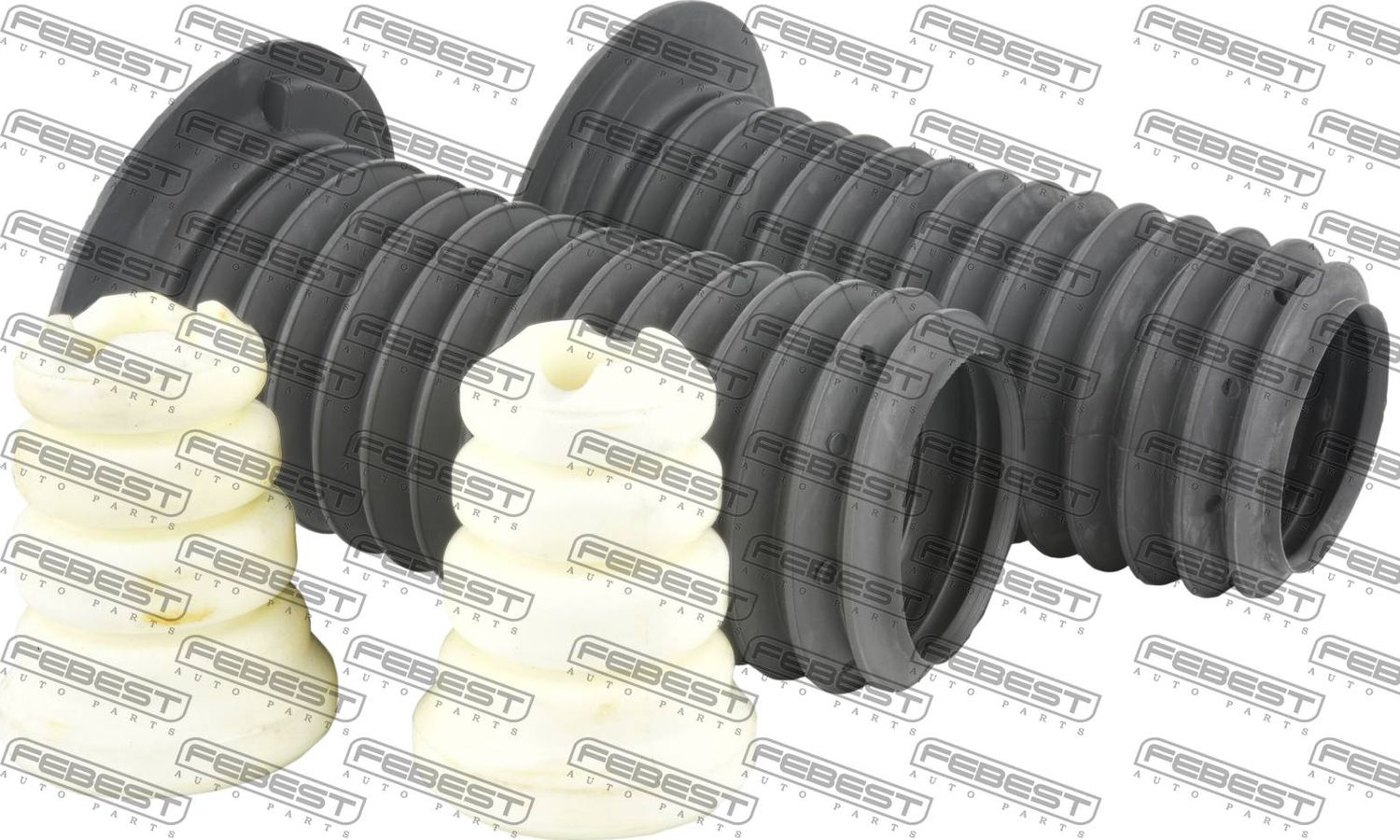 Комплект отбойников и пыльников амортизаторов (стоек) Febest. Артикул BMSHB-F30F-KIT