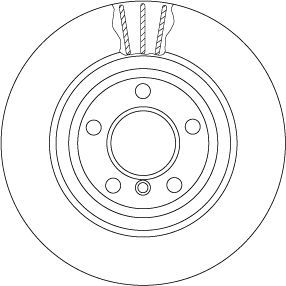 Тормозной диск TRW. Артикул DF6617S