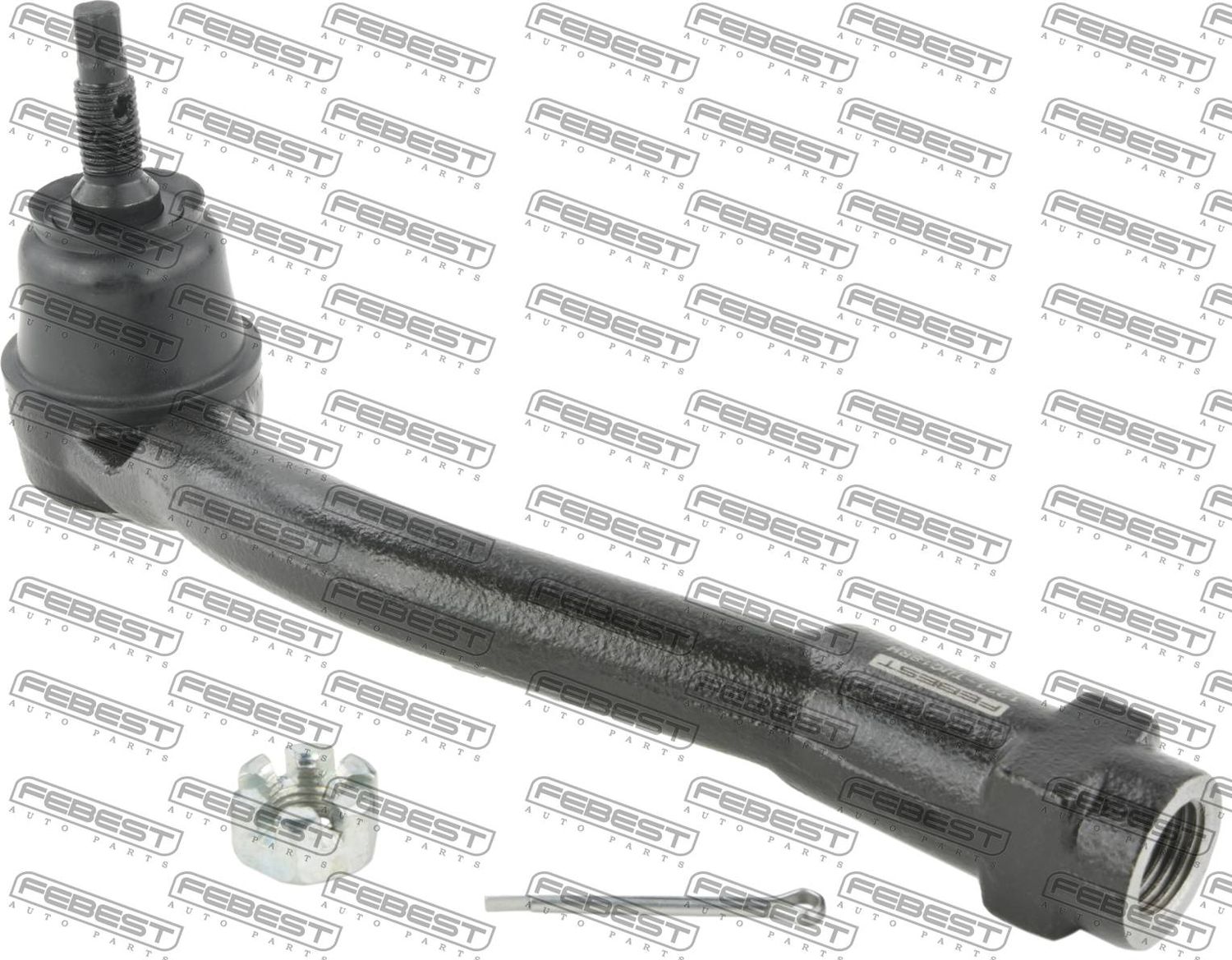 Наконечник рулевой тяги Febest правый для Kia Optima IV 2015-2026. Артикул 1221-TUC18RH