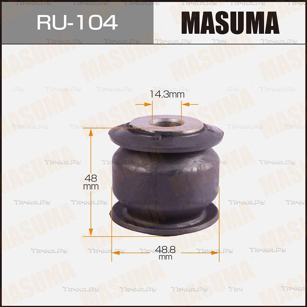 Сайлентблок переднего рычага подвески Masuma для Nissan Patrol Y60 1988-1998. Артикул RU-104