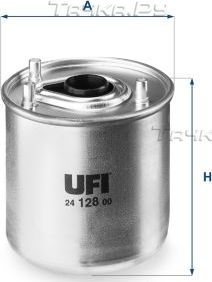 Топливный фильтр UFI для Ford B-MAX 2012-2018. Артикул 24.128.00