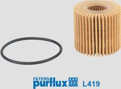 Масляный фильтр Purflux для Toyota Auris II 2012-2018. Артикул L419