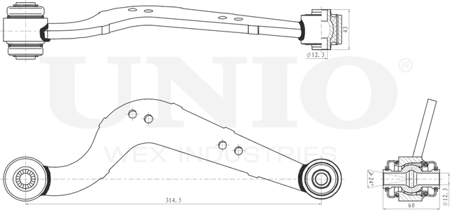 Рычаг подвески (Unio). Артикул SSP-40123