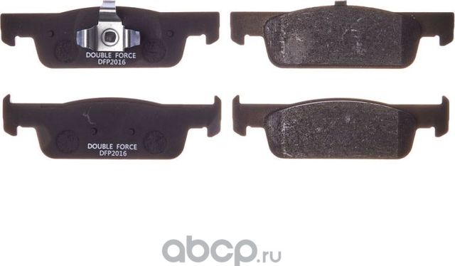 Колодки тормозные дисковые (Double Force) Double Force. Артикул DFP2016