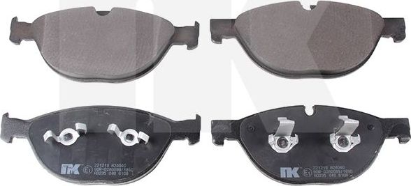 Тормозные колодки NK передние для Jaguar XF I 2009-2015. Артикул 221219