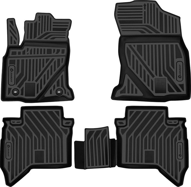Коврики Element для салона Toyota Hillux VIII 2015-2026. Артикул CARTYT00021