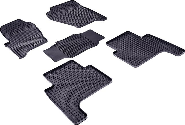 Коврики резиновые Seintex с узором сетка для салона Land Rover Range Rover Sport 2005-2012. Артикул 84924