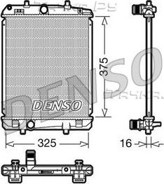 Радиатор охлаждения двигателя Denso (алюминий). Артикул DRM50040