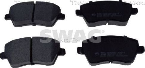 Тормозные колодки SWAG передние для Renault Dokker 2013-2026. Артикул 60 91 6523
