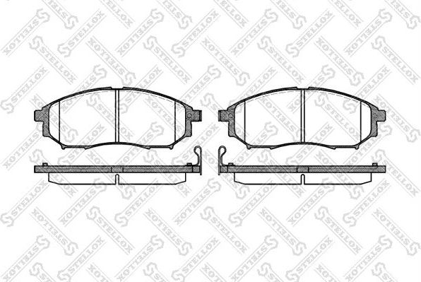 Тормозные колодки Stellox. Артикул 863 014-SX