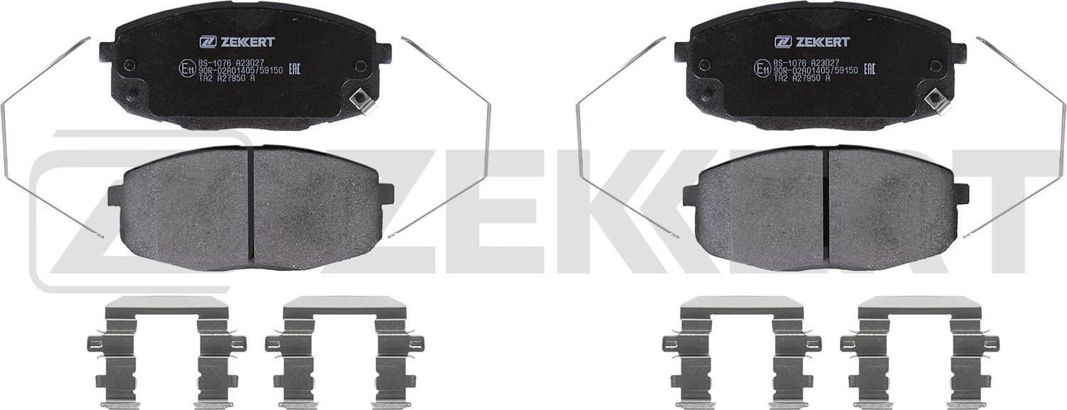 Тормозные колодки Zekkert передние для Kia Proceed I 2008-2013. Артикул BS-1076
