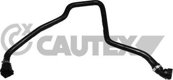 Патрубок радиатора (системы охлаждения) Cautex для BMW 5 VI (F10/F11/F07) 2010-2017. Артикул 754397