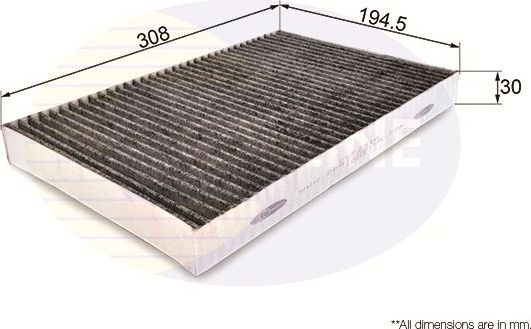 Салонный фильтр Comline для Audi 100 IV (C4) 1990-1994. Артикул EKF241A