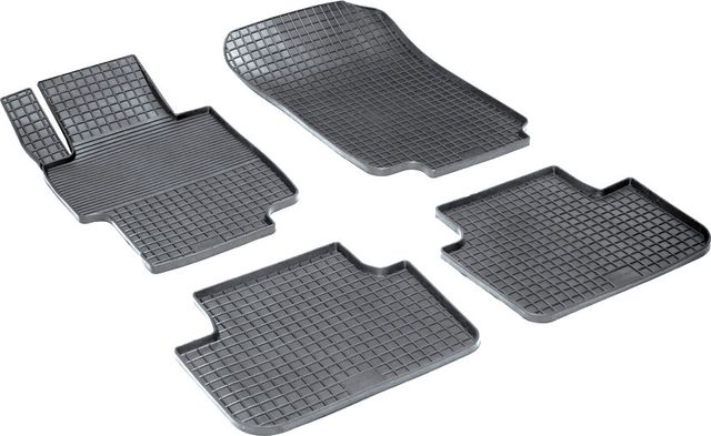 Коврики резиновые Seintex с узором сетка для салона Honda Accord VII 2002-2008. Артикул 00546