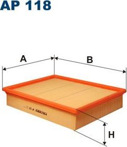 Воздушный фильтр Filtron. Артикул AP 118
