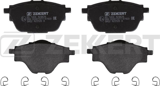 Тормозные колодки Zekkert задние для Citroen Grand C4 SpaceTourer 2018-2026. Артикул BS-1404
