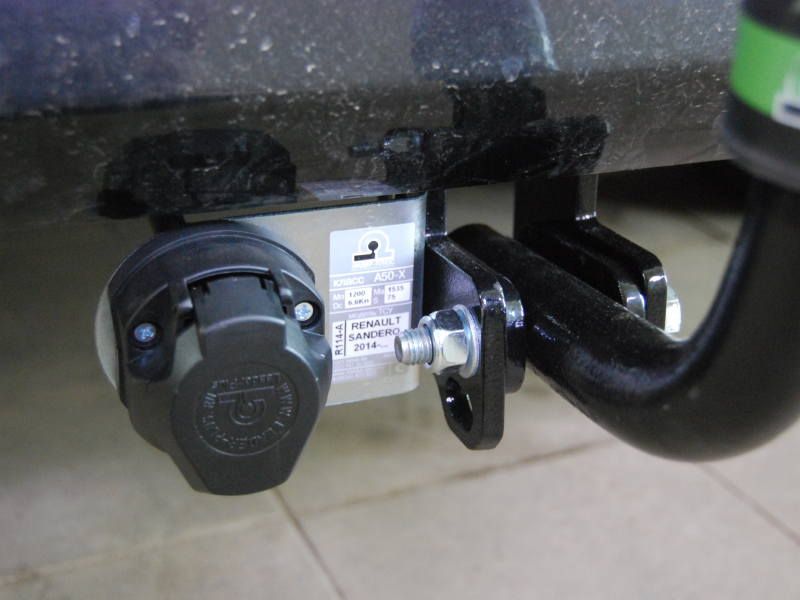 Фаркоп Лидер-Плюс для Renault Sandero Stepway II 2014-2026. Артикул R114-A