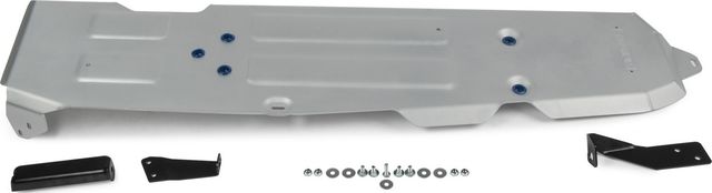 Защита алюминиевая Rival для топливного бака Jeep Wrangler JL 4-дв. 4WD 2017-2026. Артикул 333.2747.1