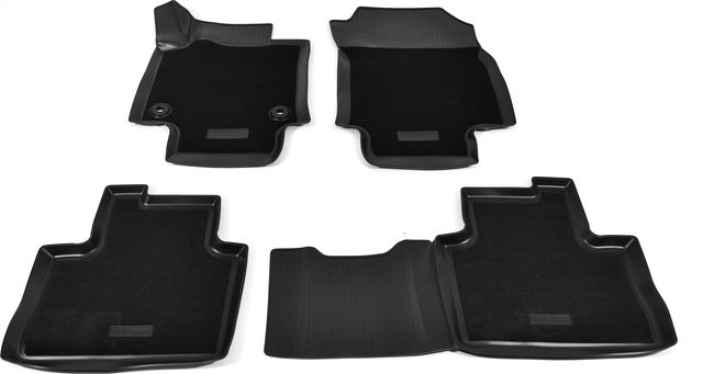 Коврики комбинированные 3D Норпласт для салона Toyota RAV 4 V МКПП 2019-2026. Артикул NPA11-C88-711-CM