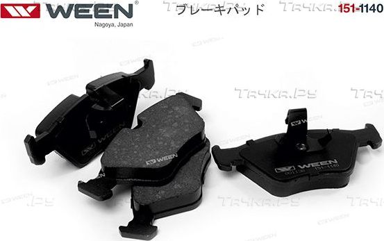 Тормозные колодки WEEN. Артикул 151-1140