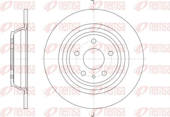 Тормозной диск Remsa. Артикул 61606.00