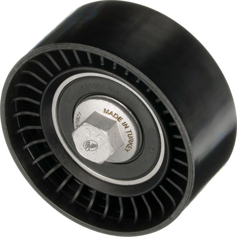 Направляющий (ведущий) ролик ремня ГРМ Gates (полимерный материал). Артикул T42201