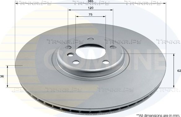 Тормозной диск Comline Comline. Артикул ADC2878VR