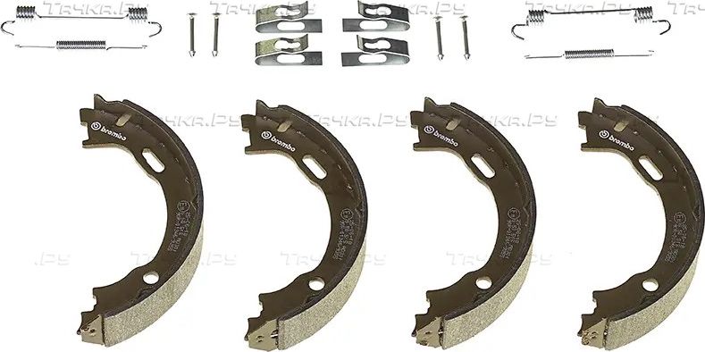 Тормозные колодки (стояночная тормозная система) Brembo ESSENTIAL LINE задние для Chrysler 300C II 2011-2026. Артикул S 50 515