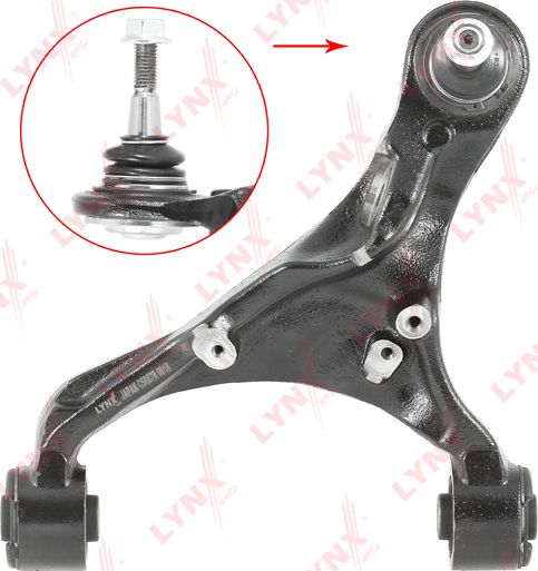 Поперечный рычаг передней подвески LYNXauto. Артикул C5687R