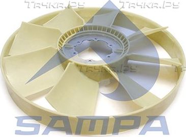 Вентилятор радиатора двигателя Sampa для MAN F2000 1994-2000. Артикул 021.357