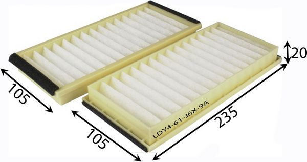 Салонный фильтр JS Asakashi. Артикул AC0171SET