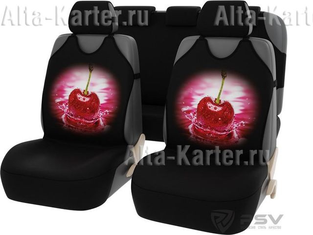 Чехлы-майки универсальные PSV Fresh Plus на сидения, цвет Черный. Артикул 120082